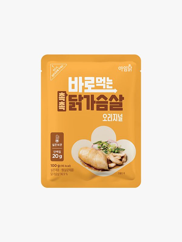 바로먹는 촉촉 닭가슴살 오리지널 100g