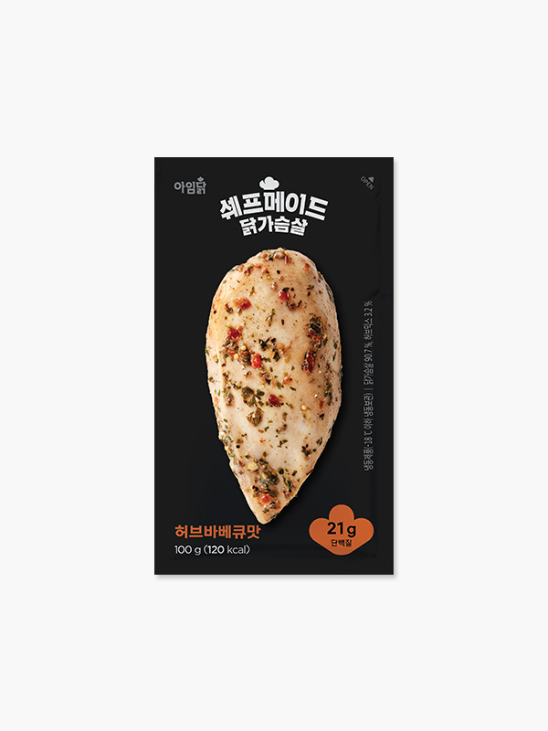 아임닭 쉐프메이드 닭가슴살 시즌2 허브바베큐맛 100g