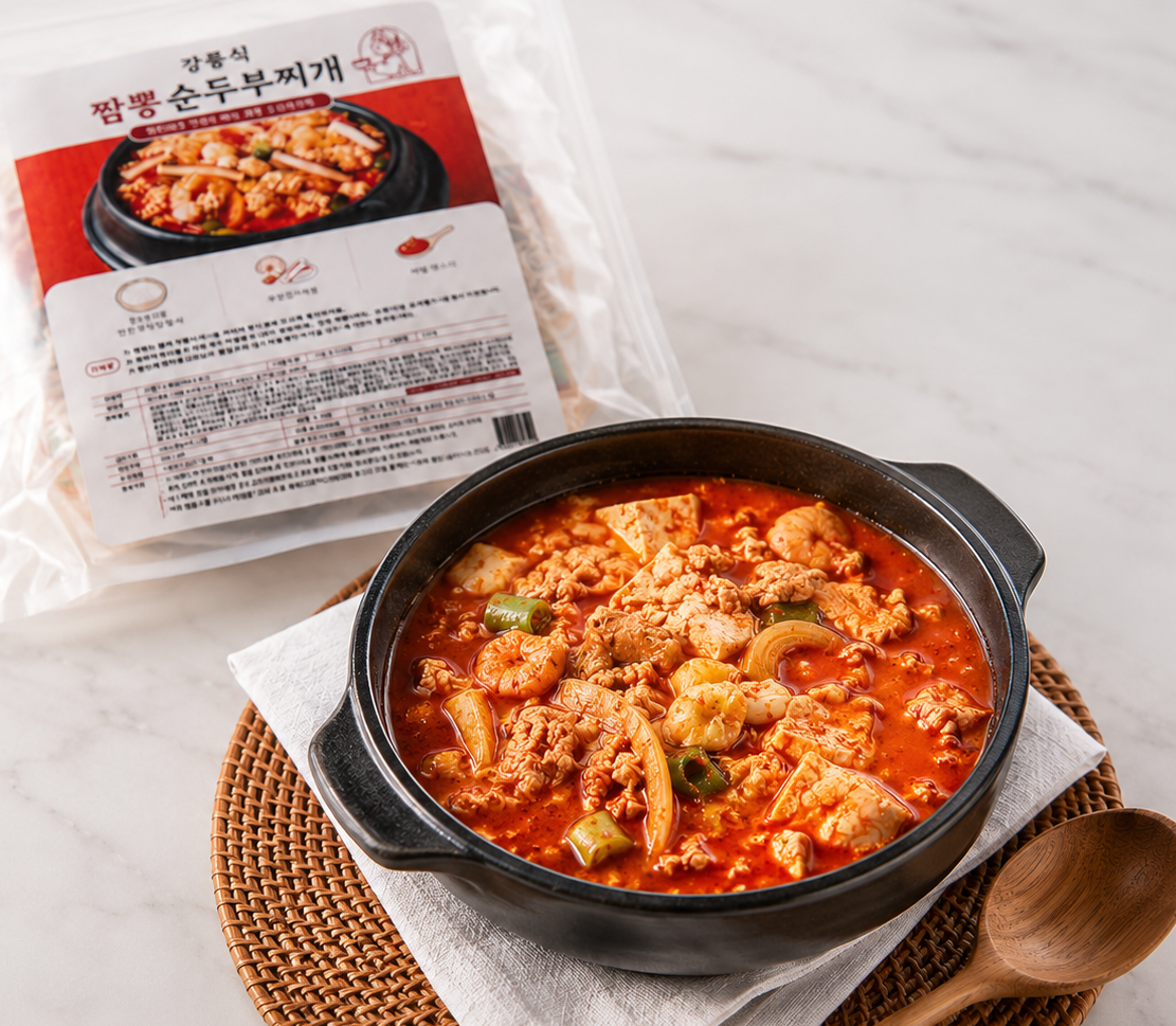 강릉식 짬뽕순두부 찌개(830g/2인분)