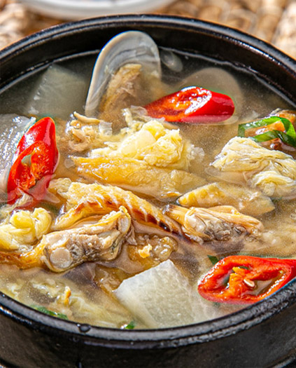 누리웰 바지락 황태국 1kg(2-3인분)
