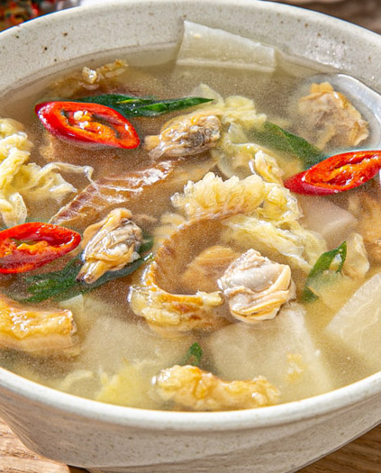 누리웰 바지락 황태국 1kg(2-3인분)