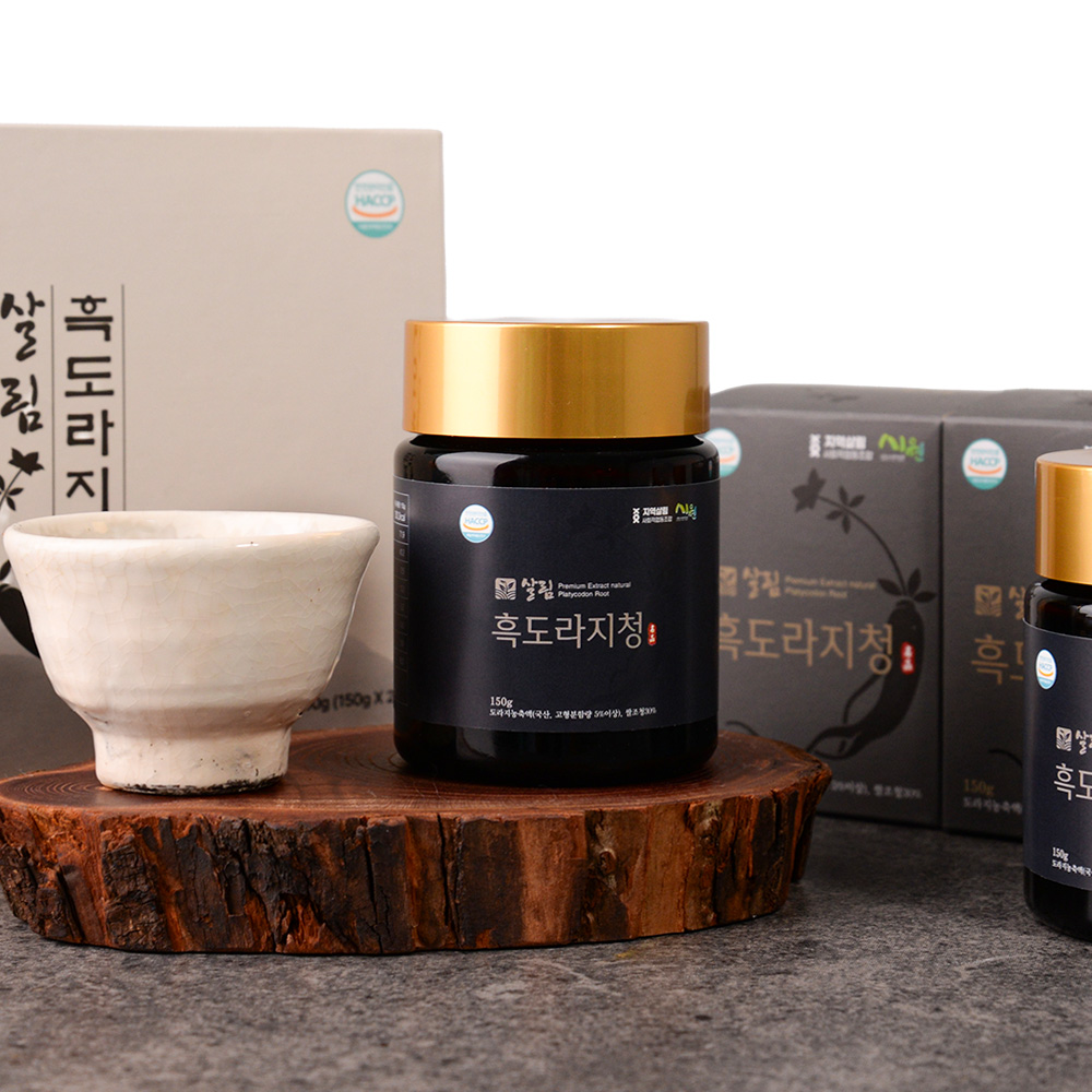 살림흑도라지청 선물세트 (150g,2개)