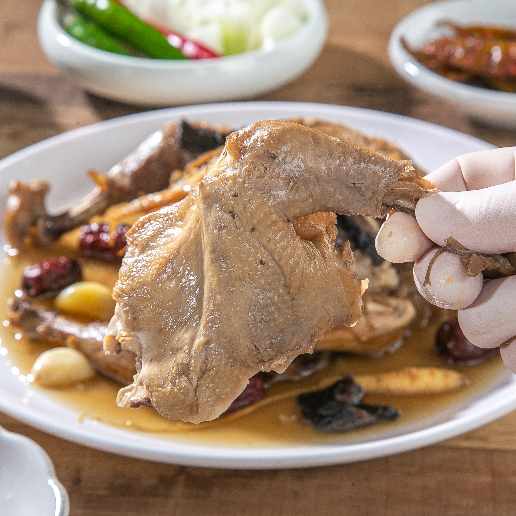 삼계탕 능이버섯 삼계탕 능이삼계탕 복날 보양식 1.2kg * 3팩 (총 3.6kg)