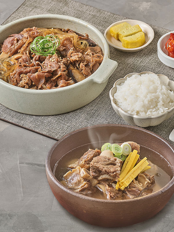 하누소 갈비탕 700g 2팩+ 서울식 소불고기 500g 2팩 대표이미지 섬네일