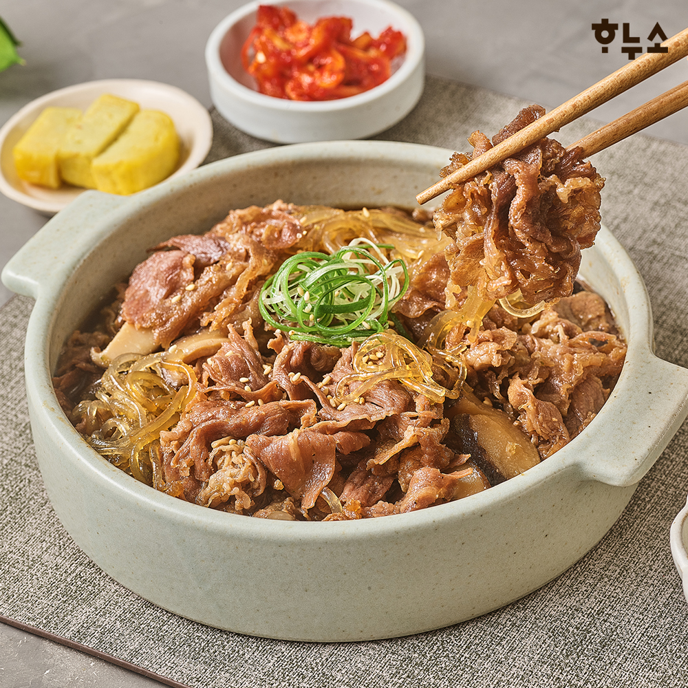 하누소 시그니처 전통소갈비찜 2팩+서울식 소불고기 2팩