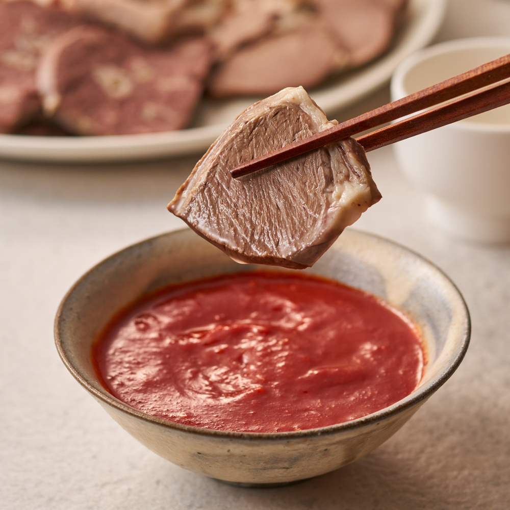 돈두육미 국내산 삶은 돼지 염통 1kg