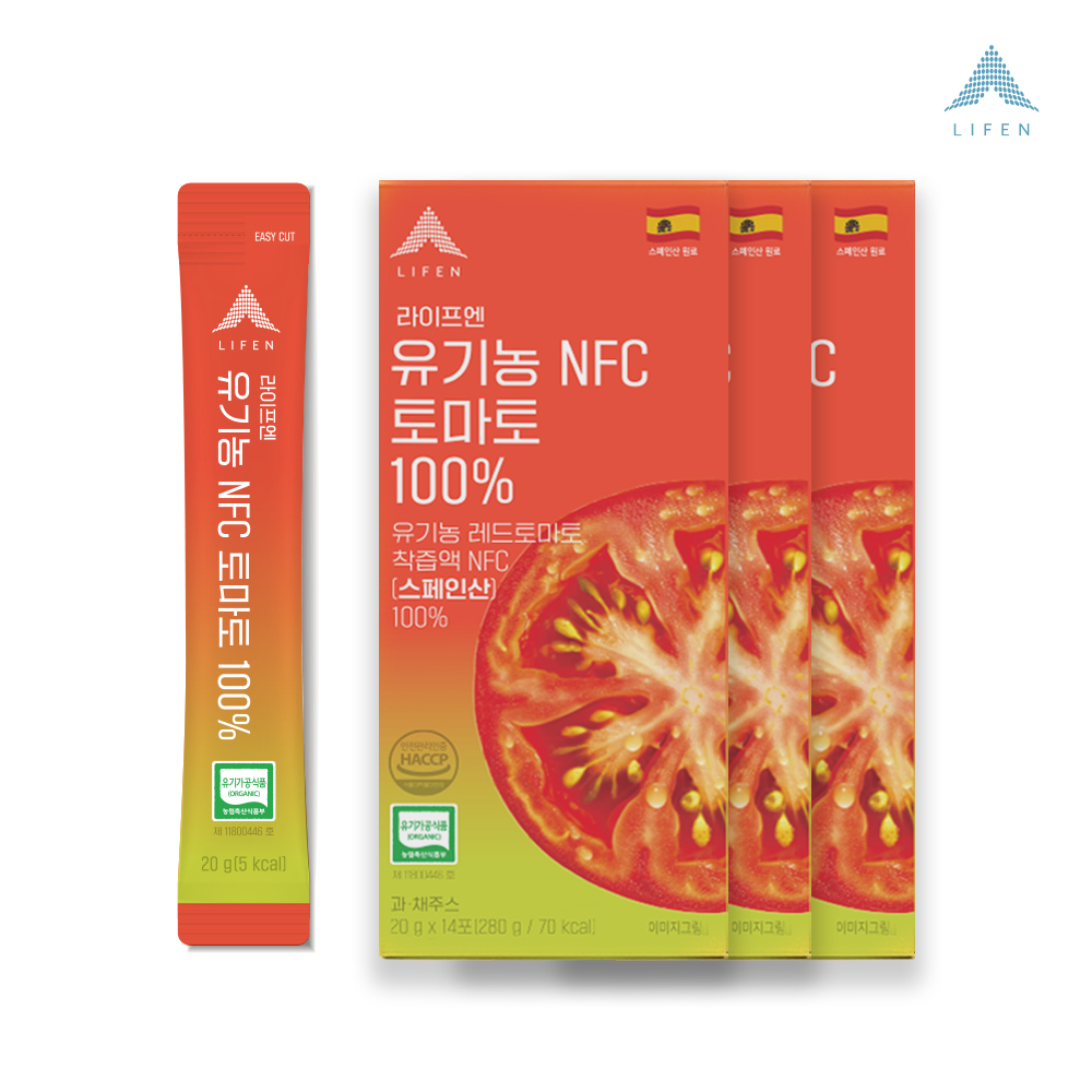 라이프엔 유기농NFC토마토100%(스페인산) 6박스