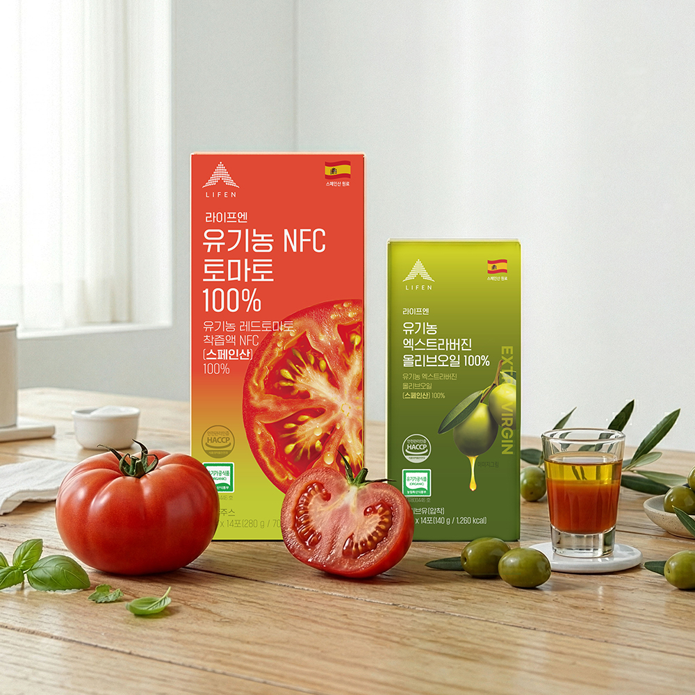 라이프엔 유기농NFC토마토100%(스페인산) 6박스