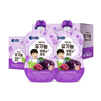 베베쿡 처음먹는 유기농 푸룬&포도