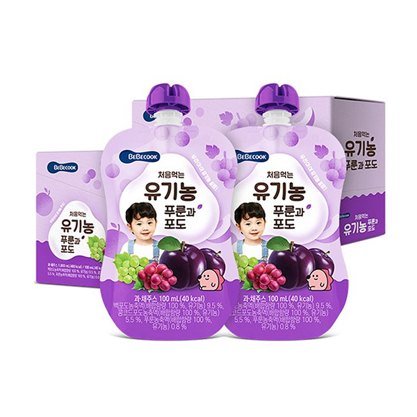 베베쿡 처음먹는 유기농 푸룬&포도 대표이미지 섬네일