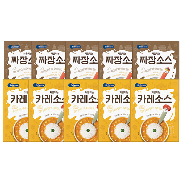 베베쿡 유아 짜장소스·카레소스 200g×5개입 대표이미지 섬네일