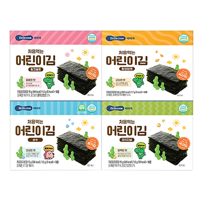 베베쿡 처음먹는 어린이김 15g×10봉