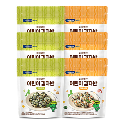 베베쿡 처음먹는 어린이 김자반 25gx6개
