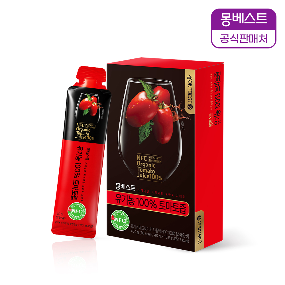 [올레토샷 기획] 몽베스트 유기농 100% 올리브오일 10g 14포 + 레몬즙 20g 14포 + 토마토즙 40g 10포