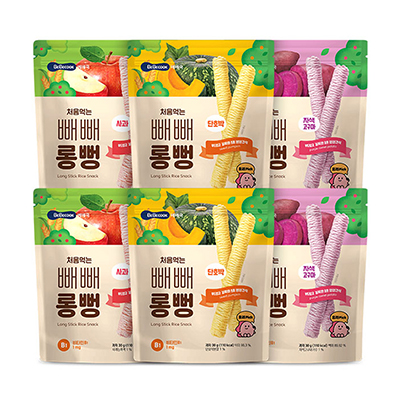 베베쿡 처음먹는 빼빼롱뻥 30gx6봉