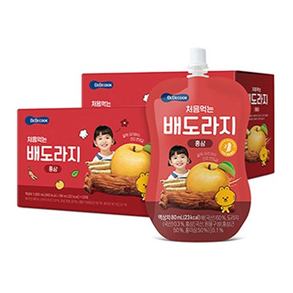베베쿡 처음먹는 배도라지 홍삼 80ml 대표이미지 섬네일