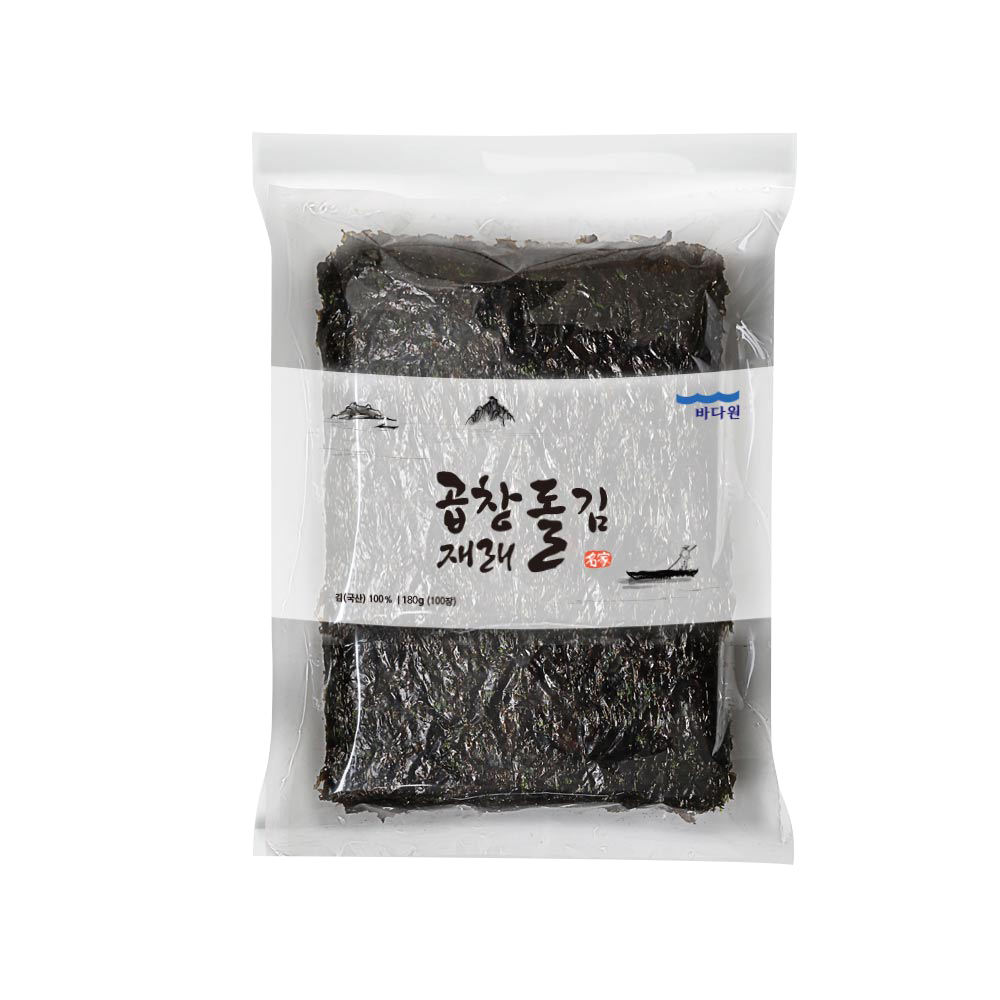 바다원 곱창 재래돌김 50g,1개 c