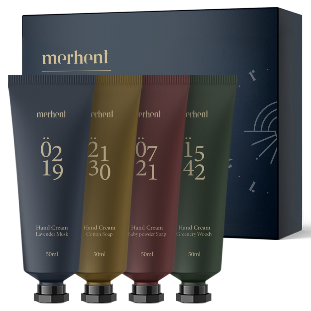 메르헨트 퍼퓸 드 핸드크림 50ml x 4개 핸드로션 고보습 선물세트 휴대용 대표이미지 섬네일