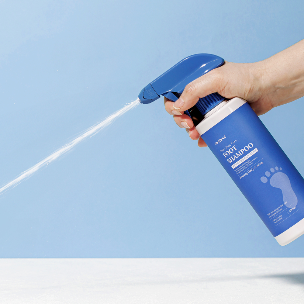[1+1] 메르헨트 포밍 대용량 풋샴푸 400ml 레드자몽향 발냄새제거 발샴푸 풋케어
