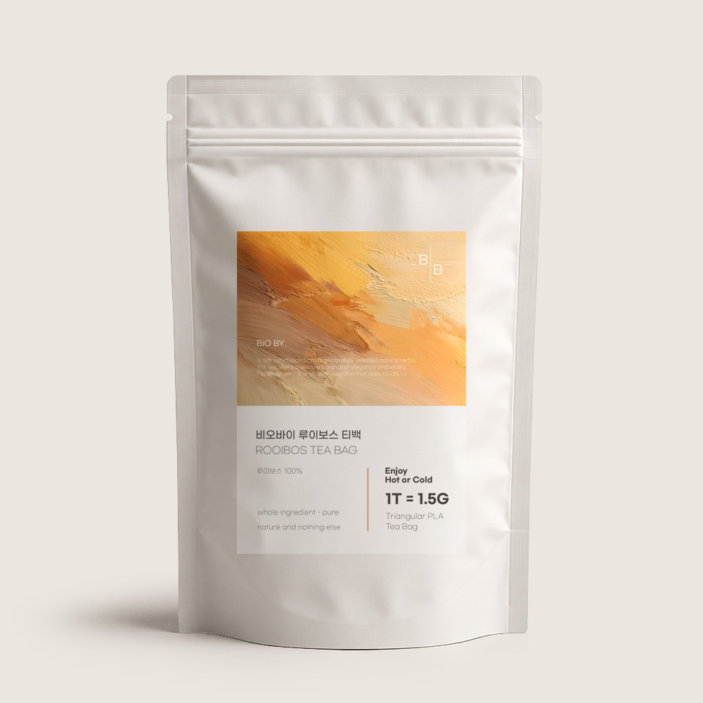 비오바이 더 진한 루이보스차 삼각티백 1.5g 50T PLA 생분해 싱글오리진 대표이미지 섬네일