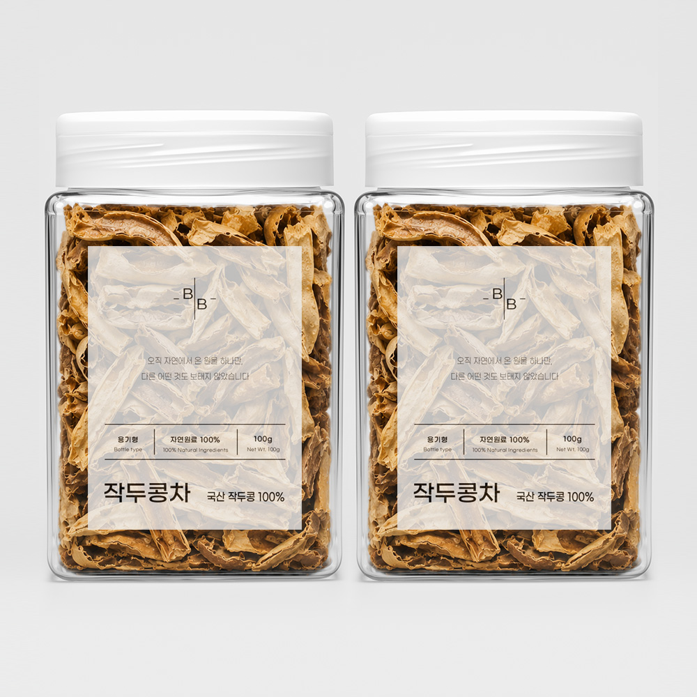 비오바이 국산 작두콩 100g 볶은작두콩 작두콩꼬투리 작두콩칩 작두콩차