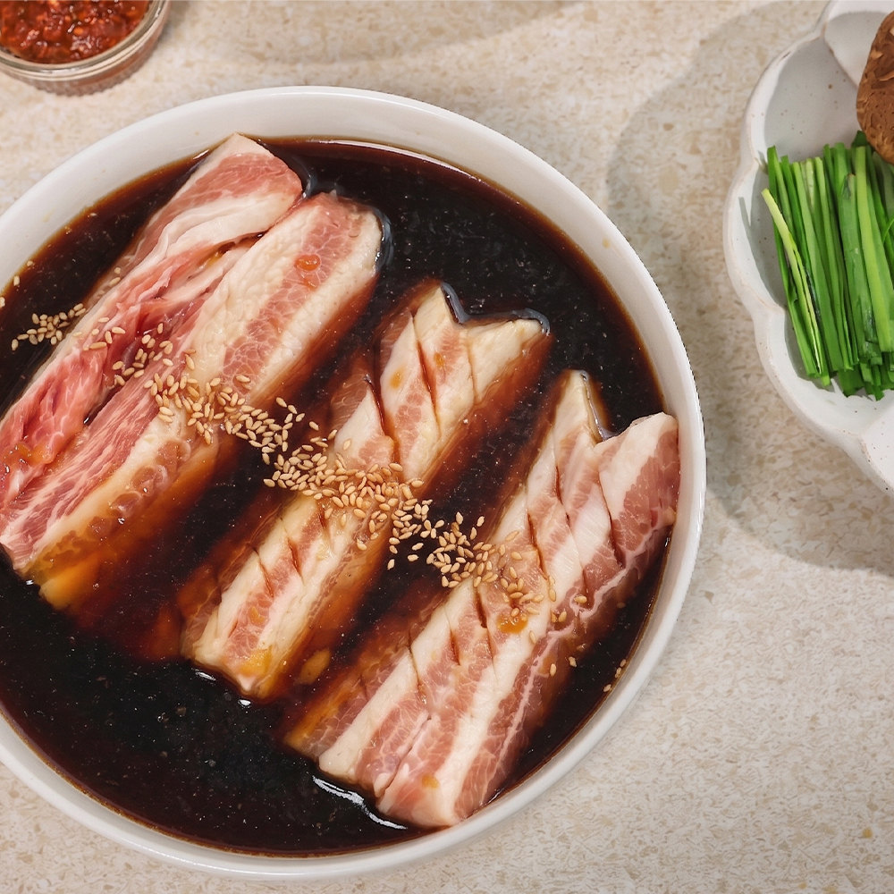 박포갈비 1kg 뼈삼겹 3대 수제 양념 포갈비 돼지갈비