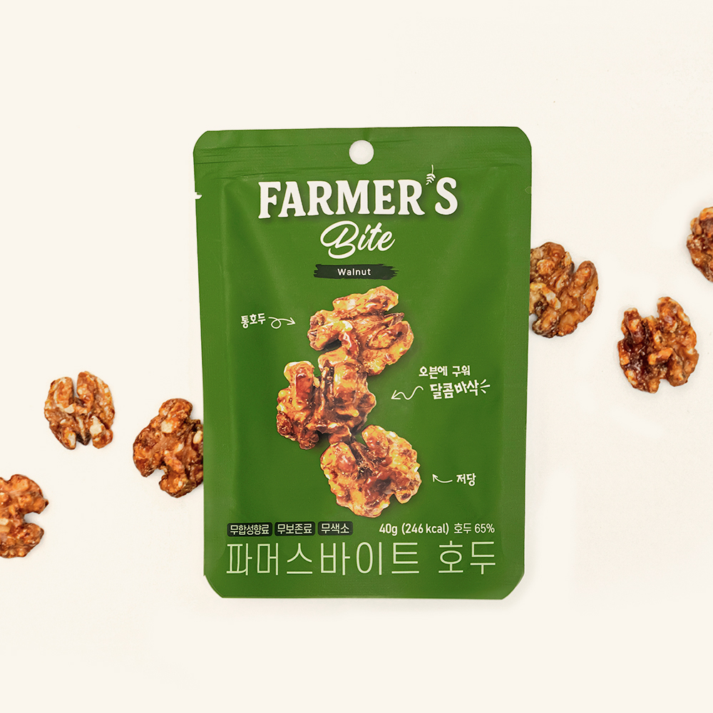 파머스바이트 저당 호두 정과 강정 6개