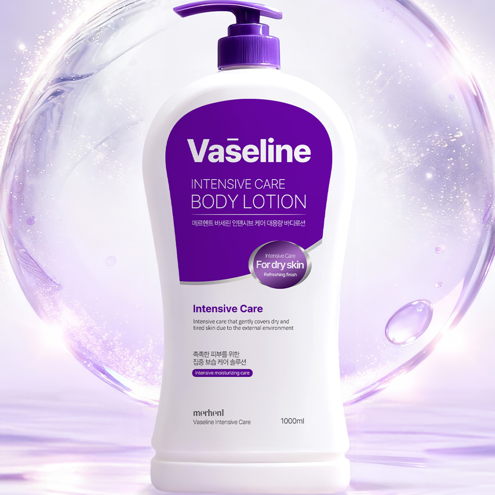 [1+1] 메르헨트 바세린 인텐시브 대용량 바디로션 1000ml 향좋은 고보습 바디크림 남자 여자