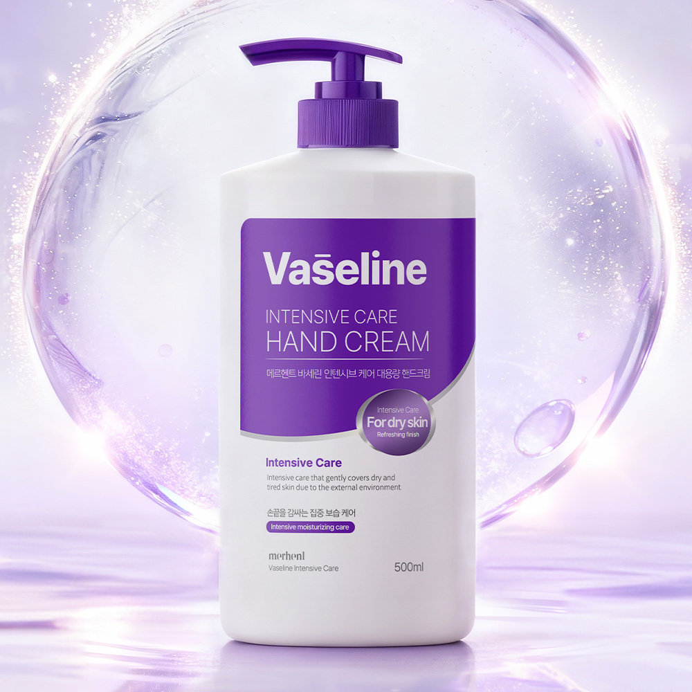 [1+1] 메르헨트 바세린 인텐시브 대용량 핸드크림 500ml 핸드로션 고보습 퍼퓸 향좋은
