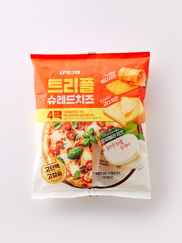 트리플 슈레드 치즈(60g*4개)