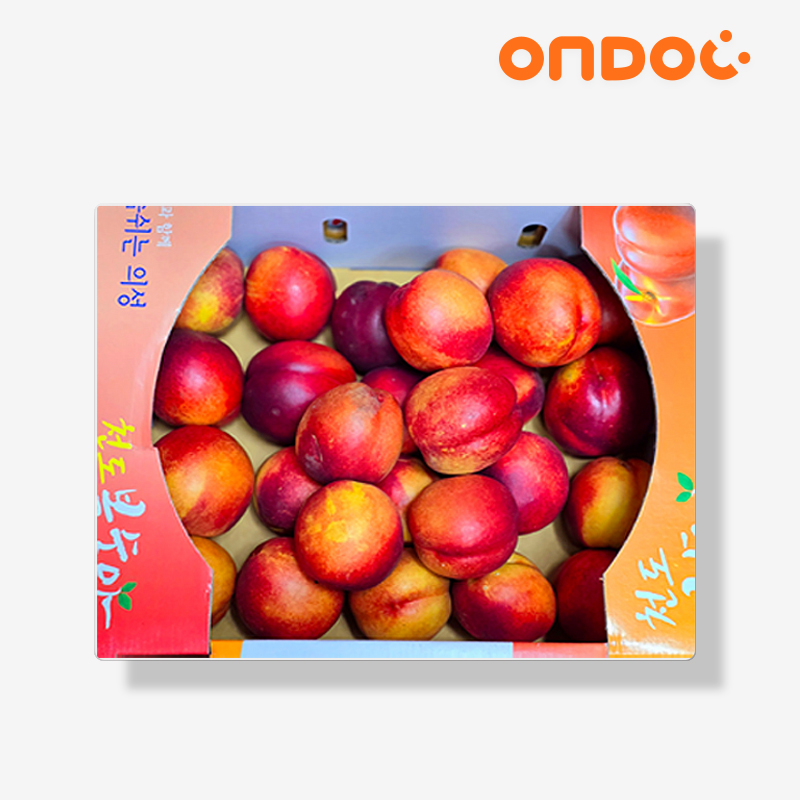 [온도씨]과즙가득 망고복숭아 중과 1kg (9과 내외)