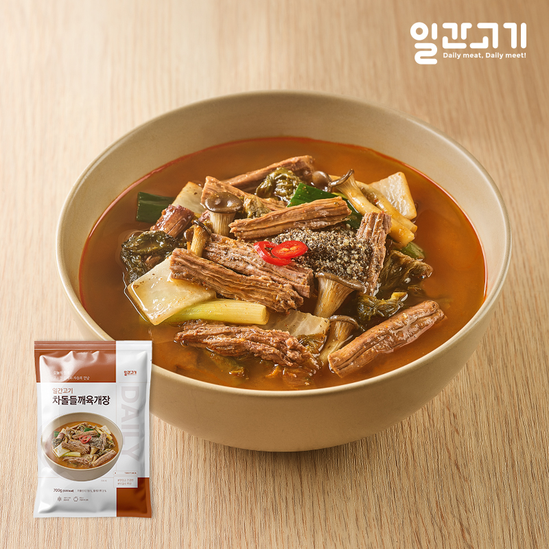 [일간고기] 깊고 진한 차돌 들깨 육개장 700g 6팩