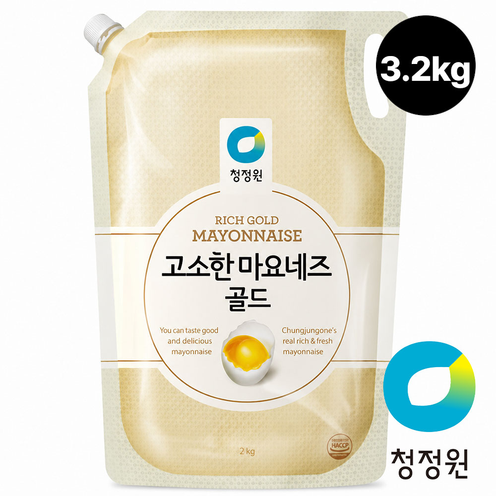청정원 대용량 고소한 마요네즈 3.2kg (스파우트) 대표이미지 섬네일