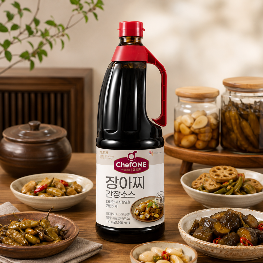 쉐프원 대용량 장아찌 간장소스 1.9kg