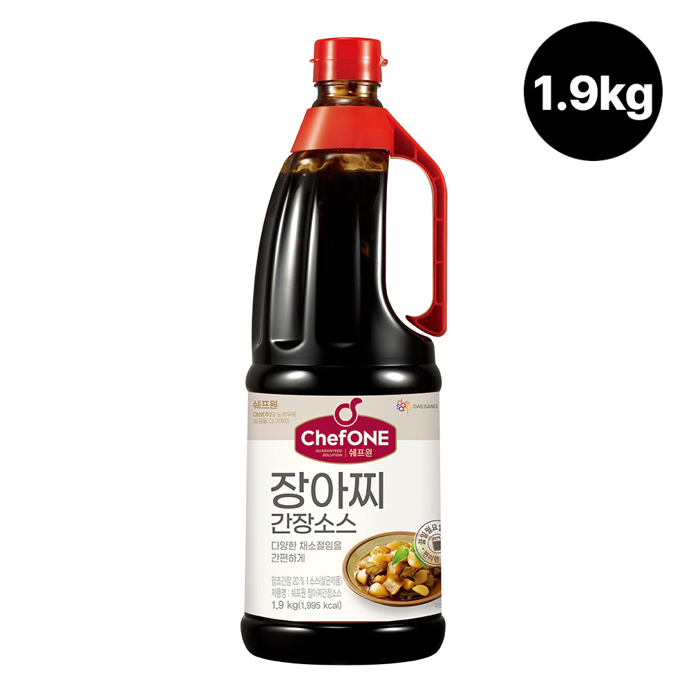 쉐프원 대용량 장아찌 간장소스 1.9kg 대표이미지 섬네일