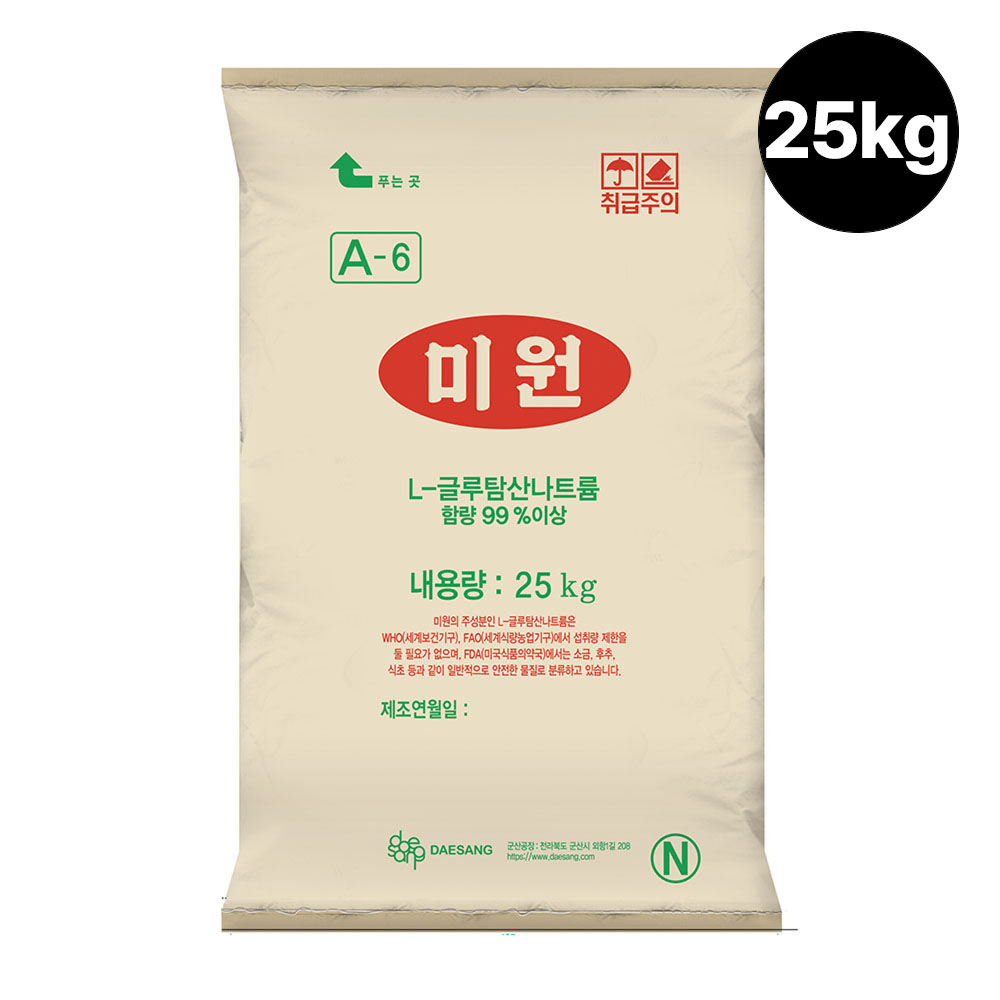 대용량 미원노말A 25kg 대표이미지 섬네일