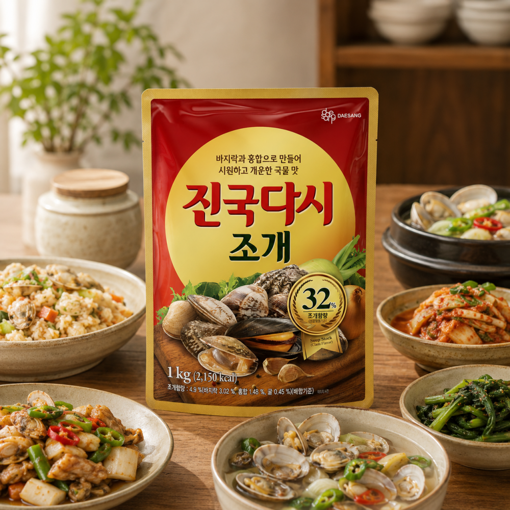 대용량 진국다시 조개 1kg
