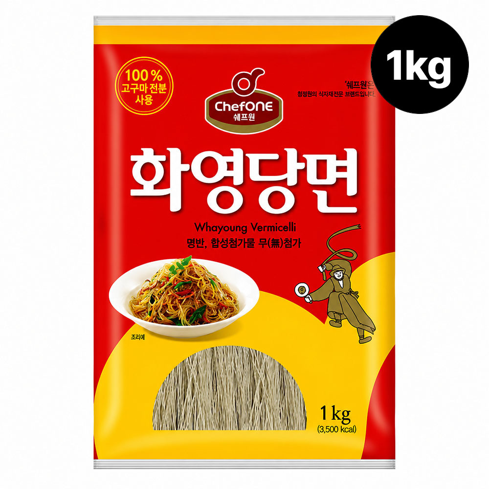 쉐프원 대용량 화영당면 1kg 대표이미지 섬네일