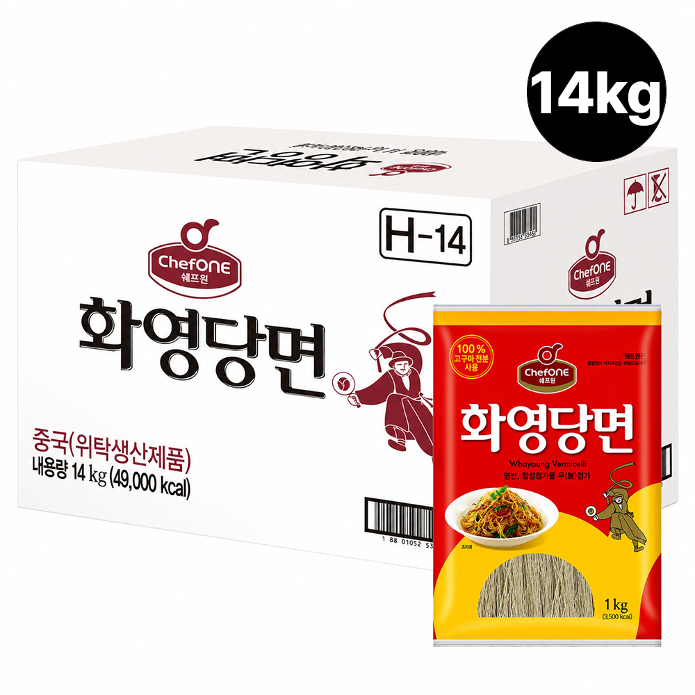 쉐프원 대용량 화영당면 14kg 대표이미지 섬네일
