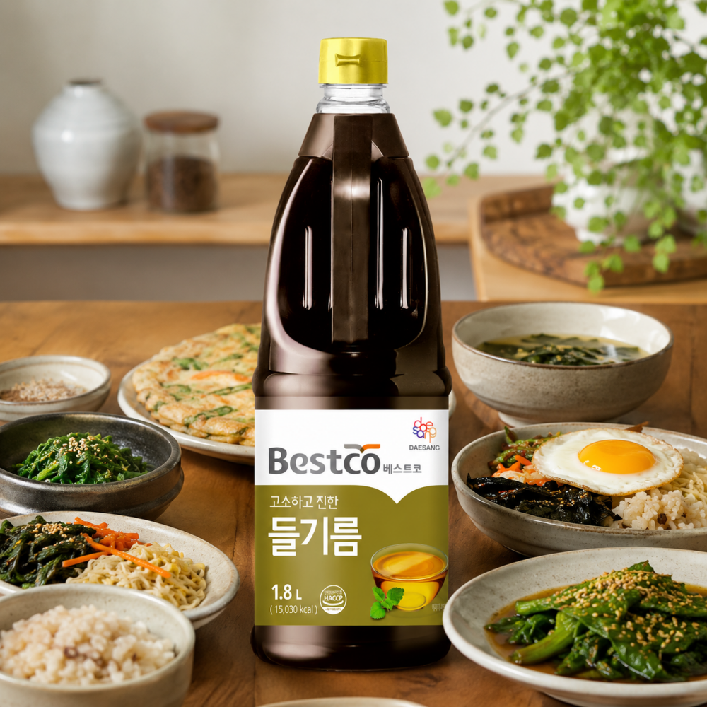 베스트코 대용량 들기름 1.8L