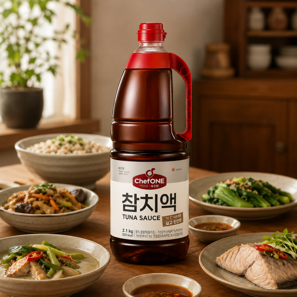 쉐프원 대용량 참치액 2.1kg