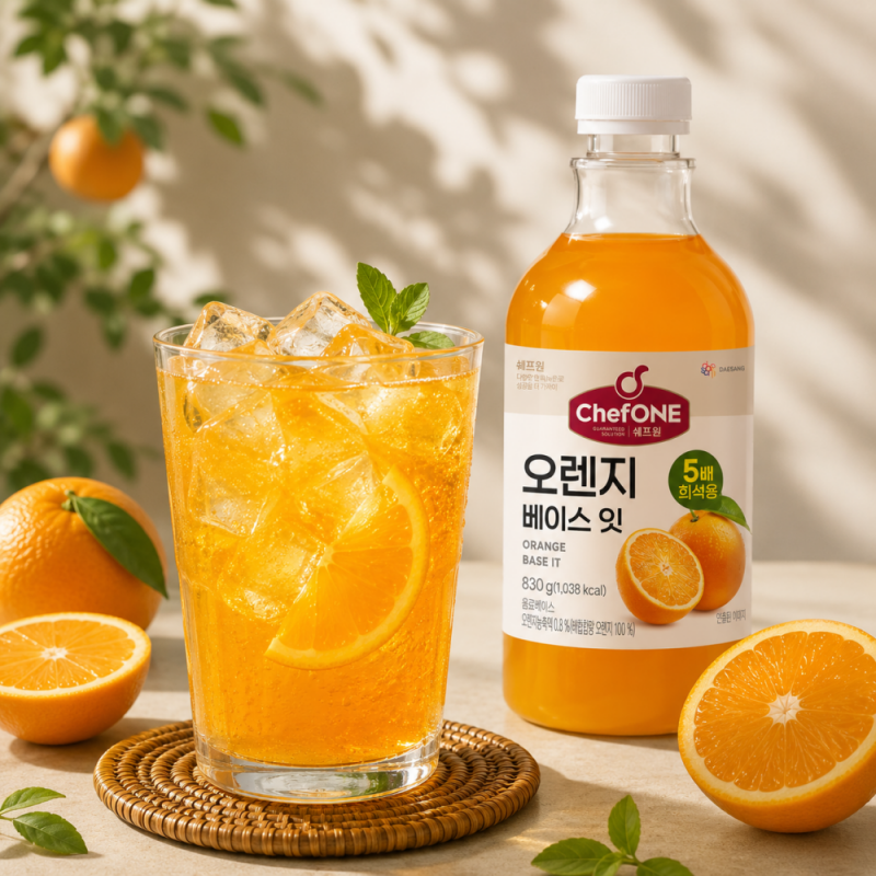 쉐프원 대용량 오렌지 베이스잇 830g 대표이미지 섬네일