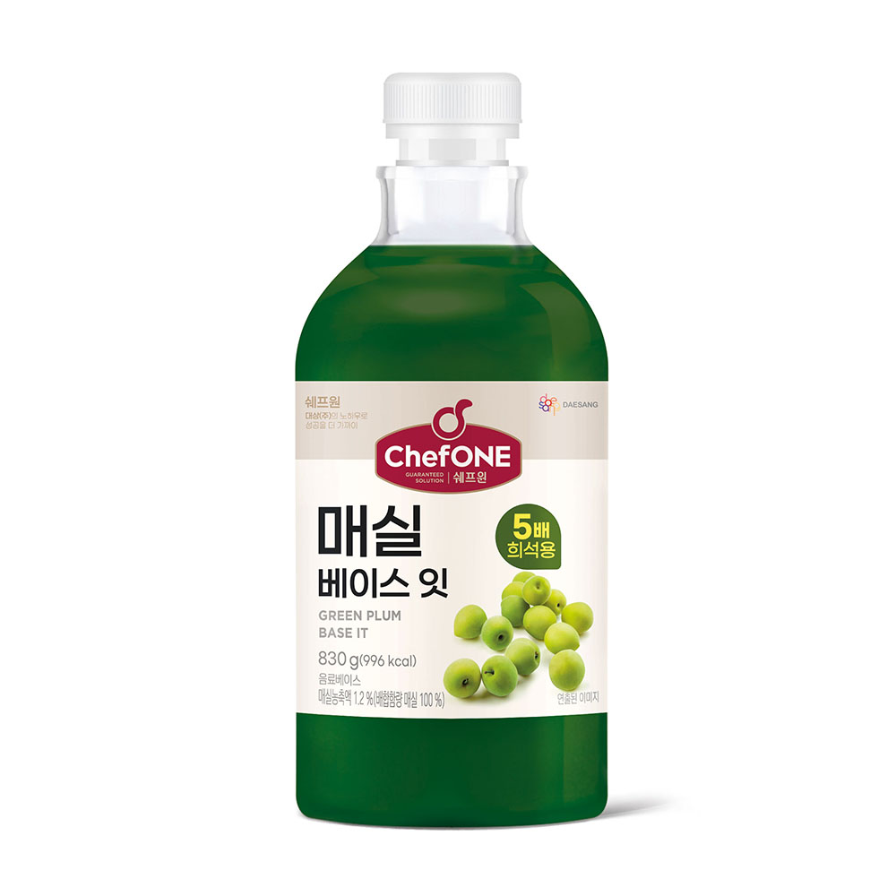 쉐프원 대용량 매실 베이스잇 830g