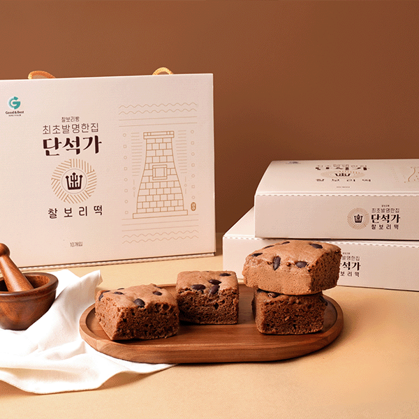 단석가 찰보리떡 10개입