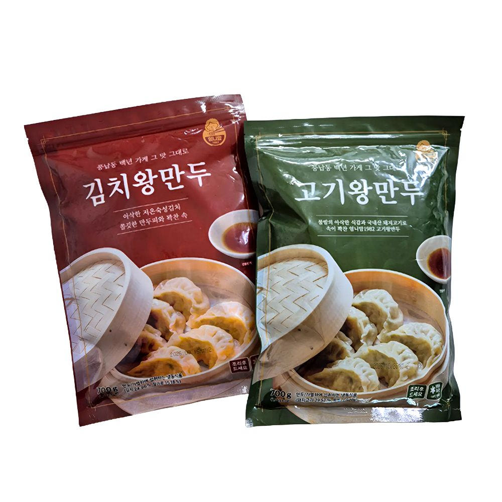 엄니맘 왕만두 2종 택2 (700g×2팩) 대표이미지 섬네일