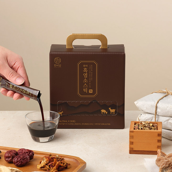 한비담 천마 흑염소진액 스틱 휴 30포입