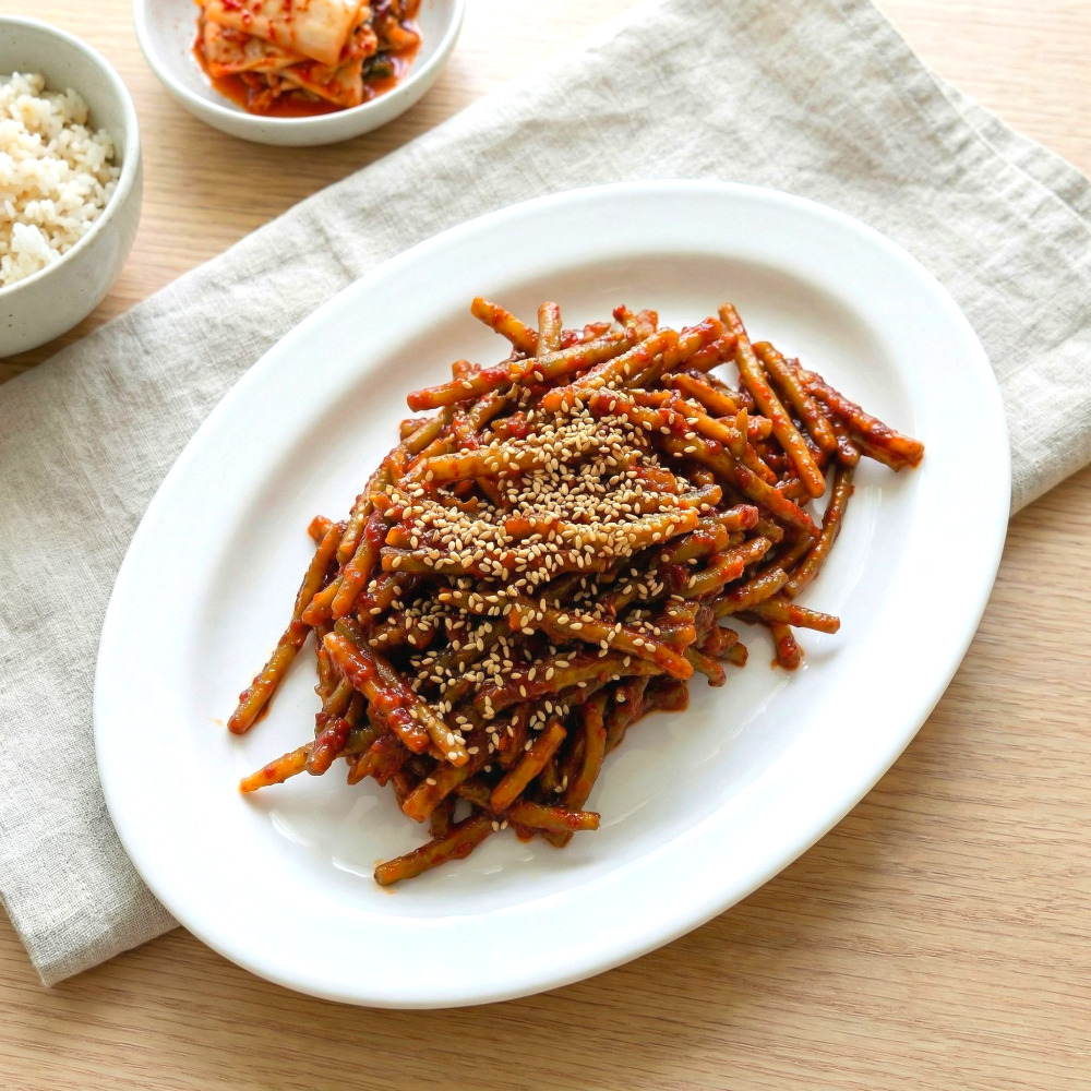 [호진이네] 수제반찬 국산 마늘쫑장아찌무침 마늘쫑무침 500g~3kg 대표이미지 섬네일