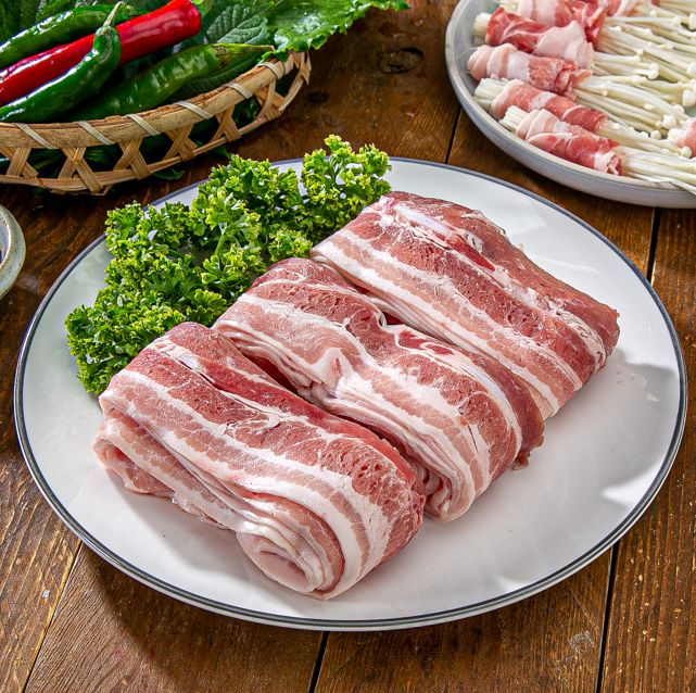 한돈 대패 삼겹살 냉삼 냉동삼겹살 600g 1팩~5팩
