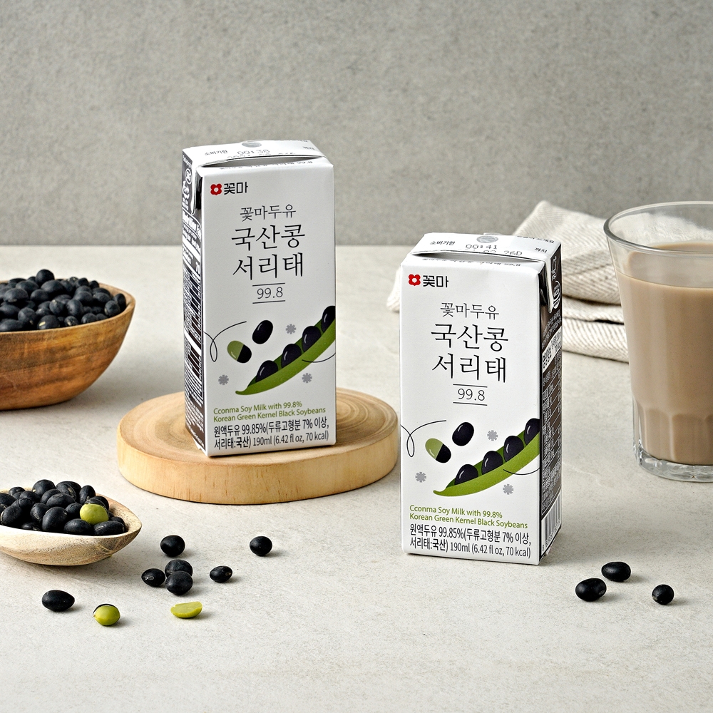 꽃마두유 국산콩 서리태 99.8(24입/1박스) 대표이미지 섬네일