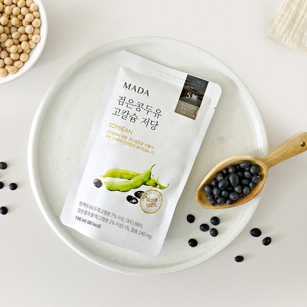 MADA 검은콩두유 고칼슘 저당(190mlx20개입)